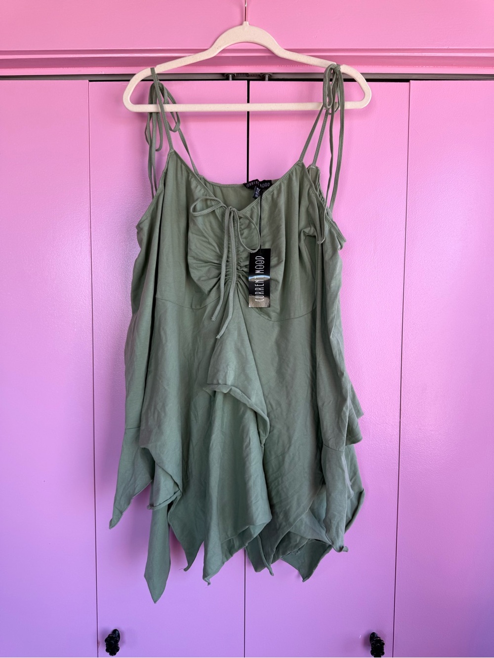 Current Mood Dolls Kill Fairycore Handkerchief Dress 1X